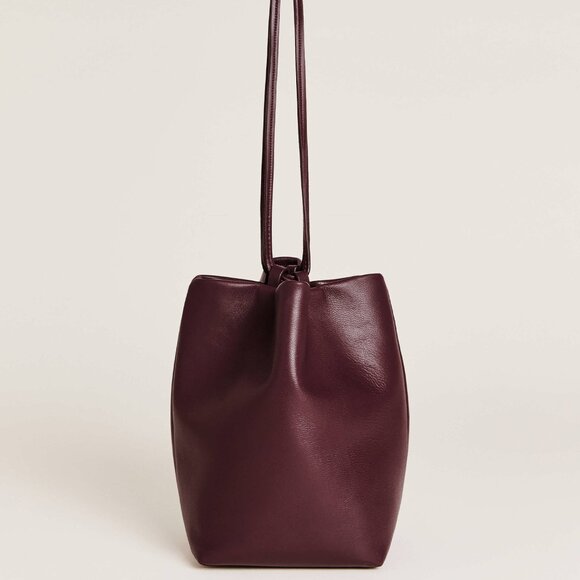 Reformation Handbags - Reformation Dimitra Pouch Bag Red - Size OS